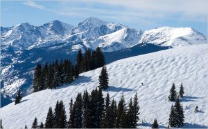 Some of the beautiful mountains of Vail - picture from NYTimes.